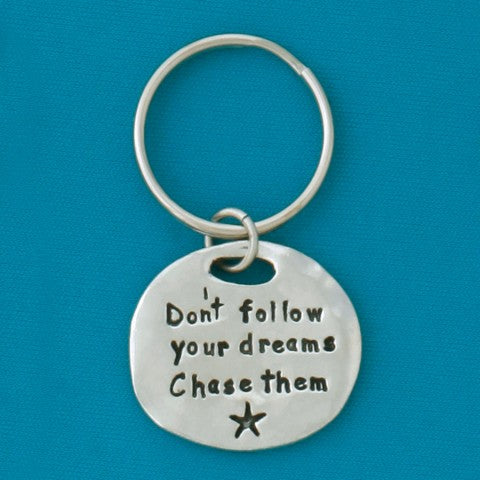 Basic Spirit Pewter Keychain Boxed