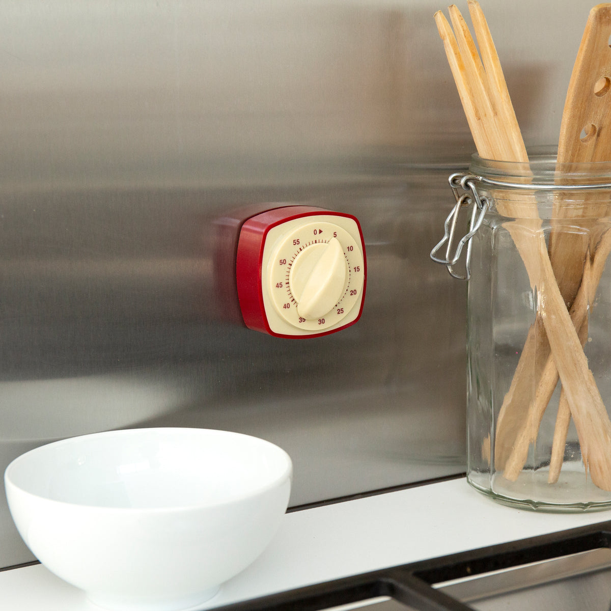 Kikkerland Retro Magnetic Kitchen Timer