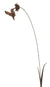 Antique Look Metal Ornament Garden Stake