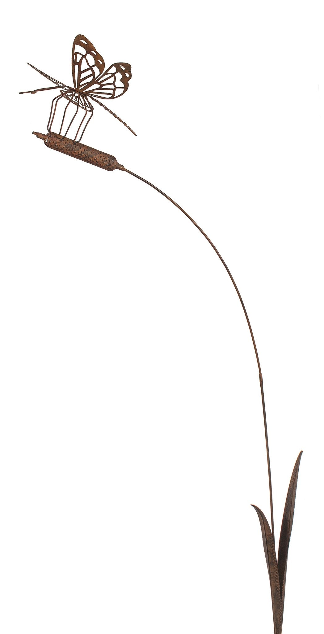 Antique Look Metal Ornament Garden Stake