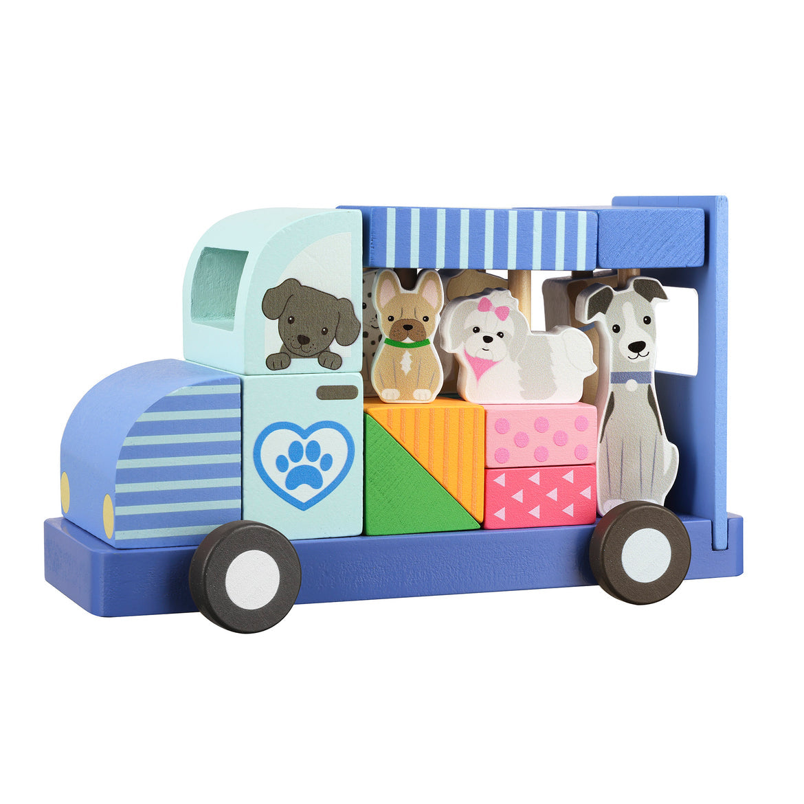 Orange Tree Dog Grooming Van Block Puzzle
