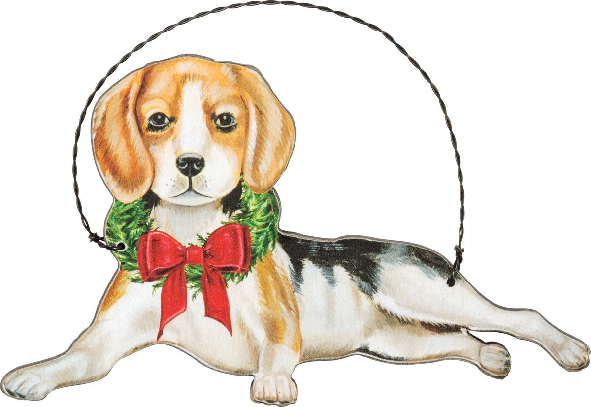 Christmas Dog Ornament