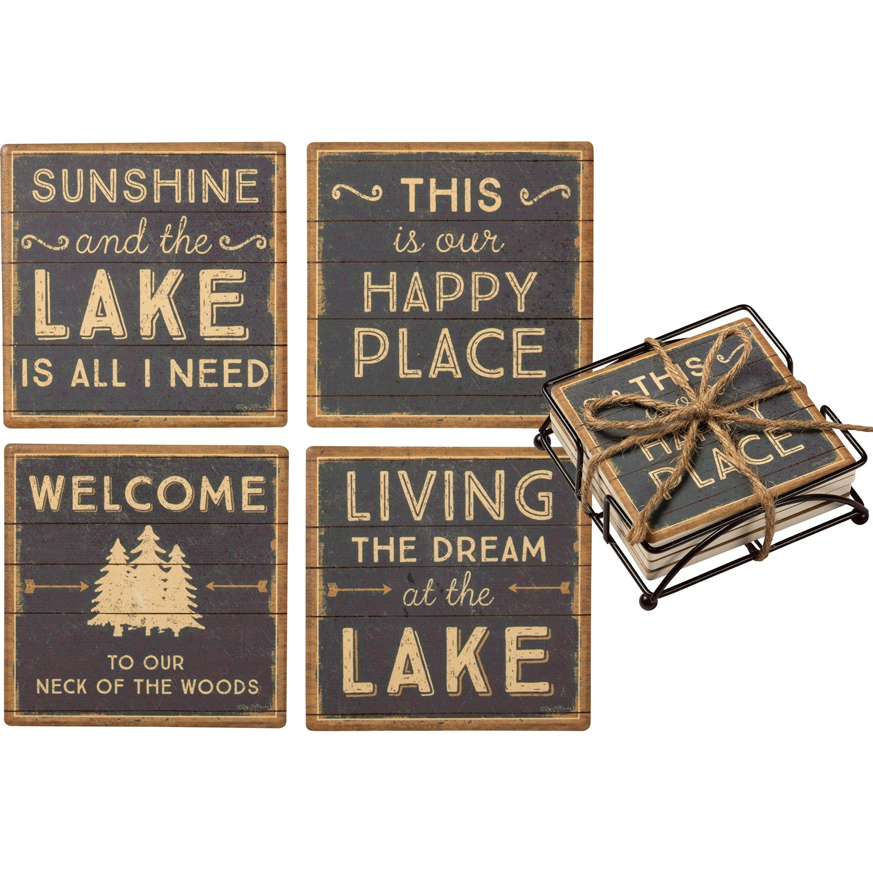 Lake Life Coaster Set (4)