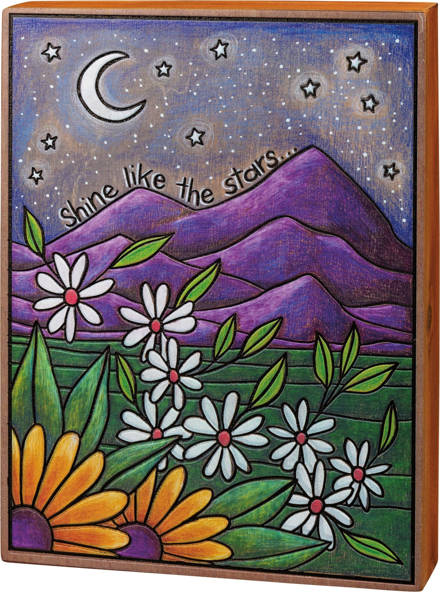 Colourful Inspirational Art Blocks