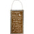 Camper Rules Metal Hanging Door Sign