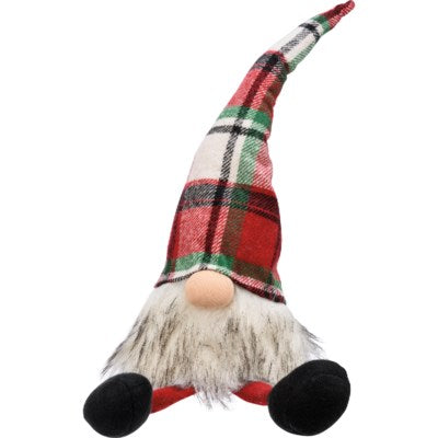 Plaid &amp; Felt Gnome Shelf Decor