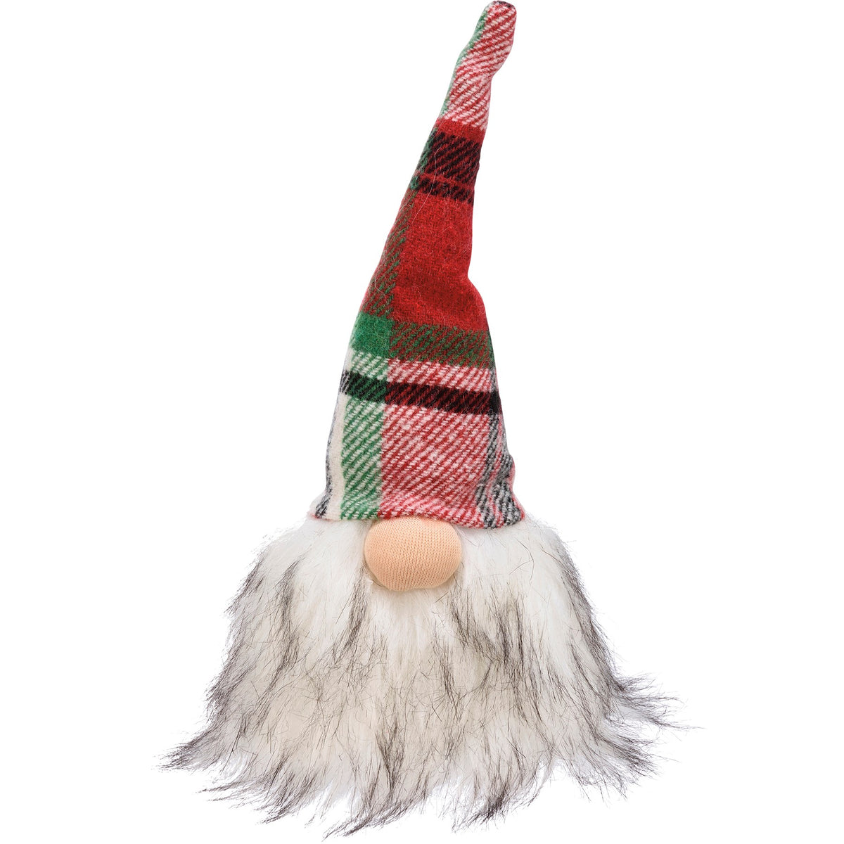 Plaid &amp; Felt Gnome Shelf Decor