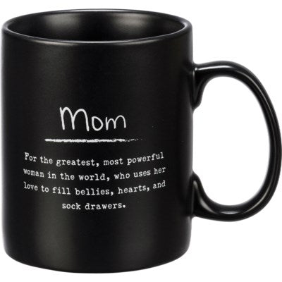 Black & White Sentiment Mugs