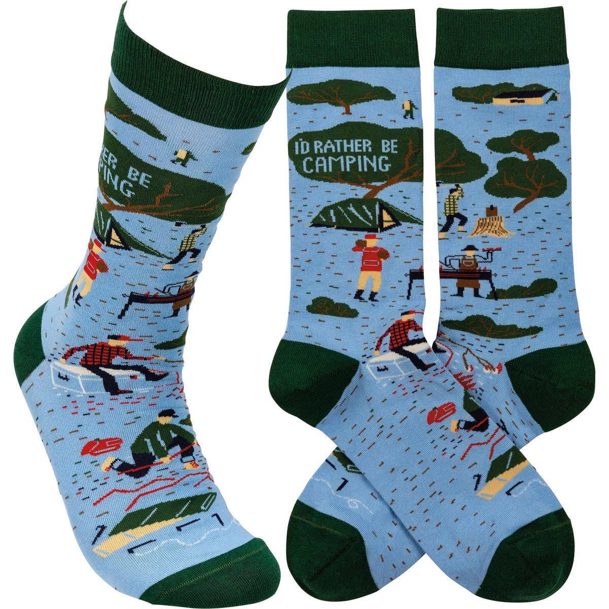 Primitive By Kathy Socks I'd Rather Be