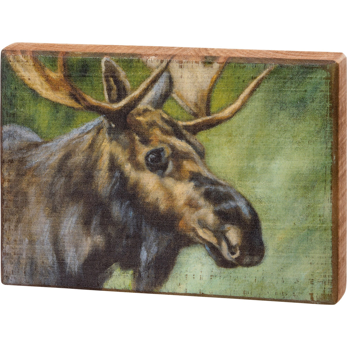 Canadian Wildlife Wooden Block Sign