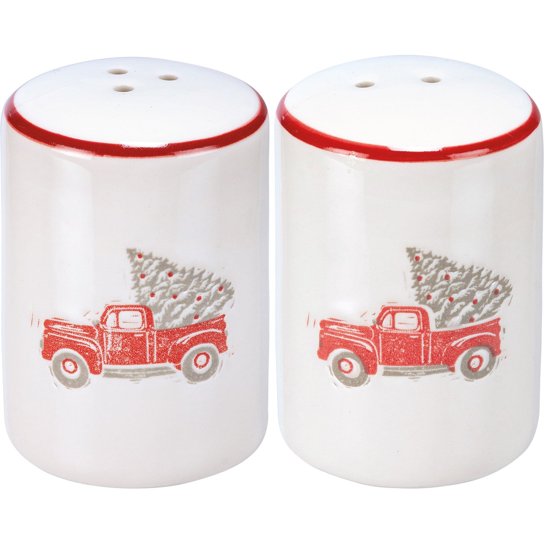 Red Truck Salt and Pepper Shaker