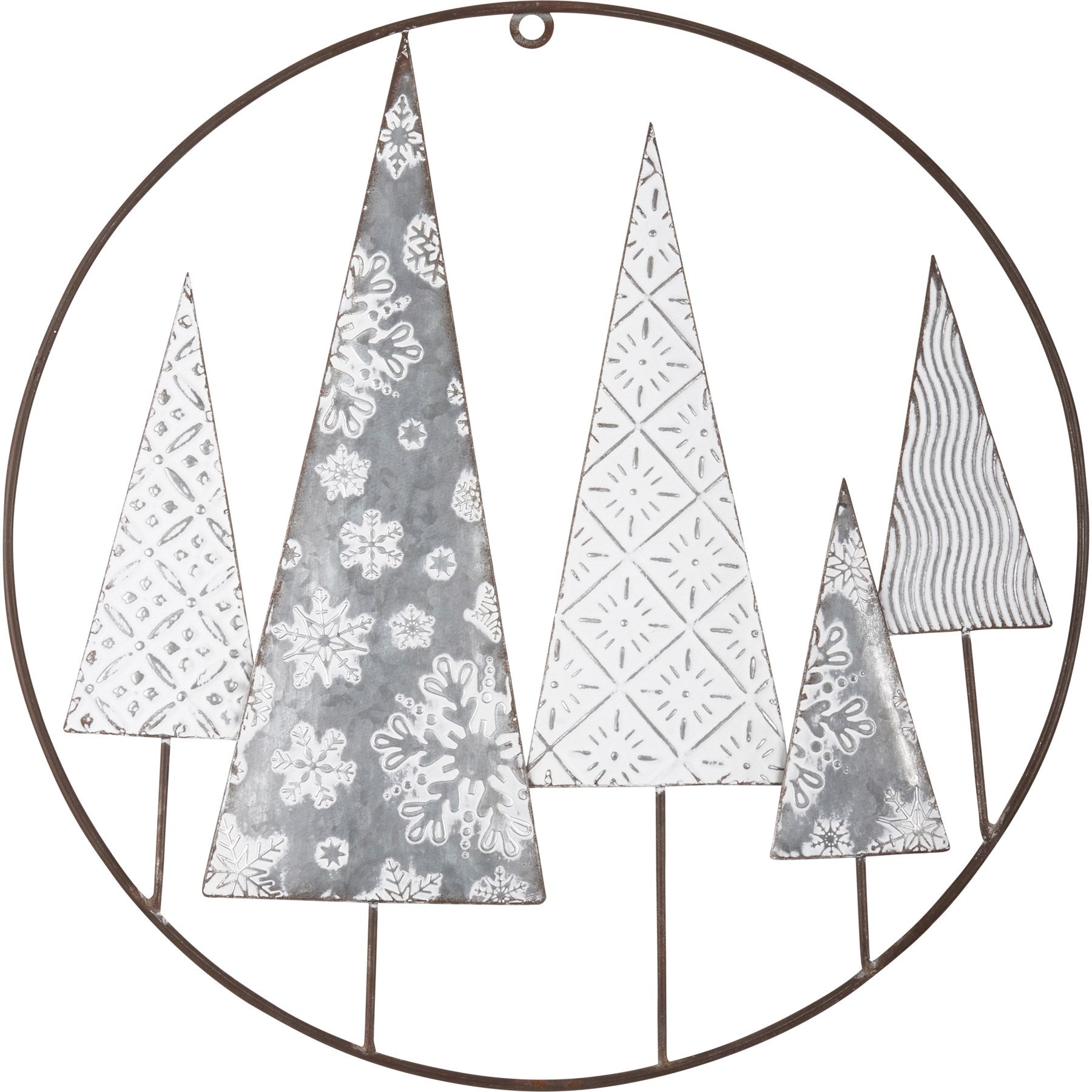 Forest Trees Metal Wall Hanging