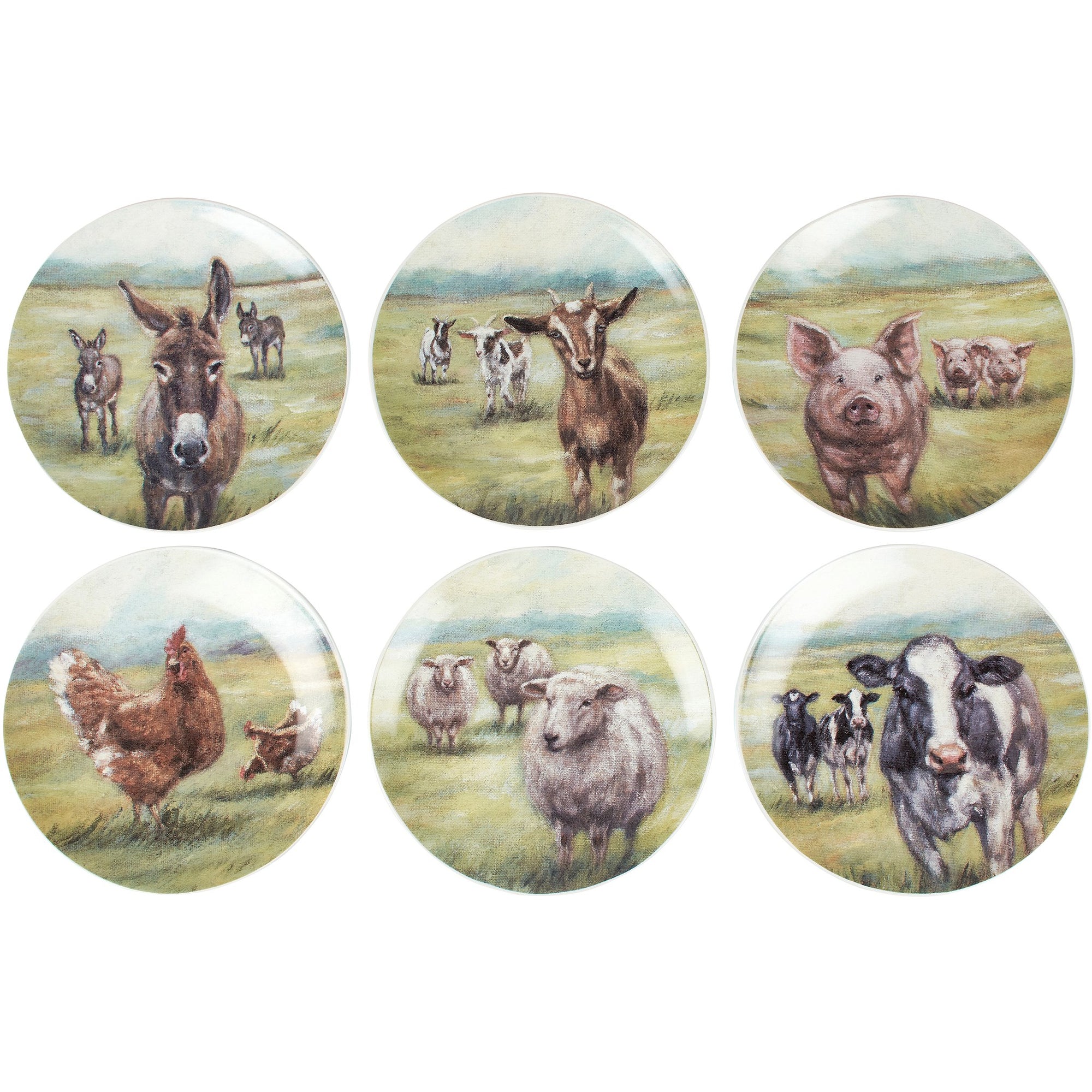 Farm Friends Plates