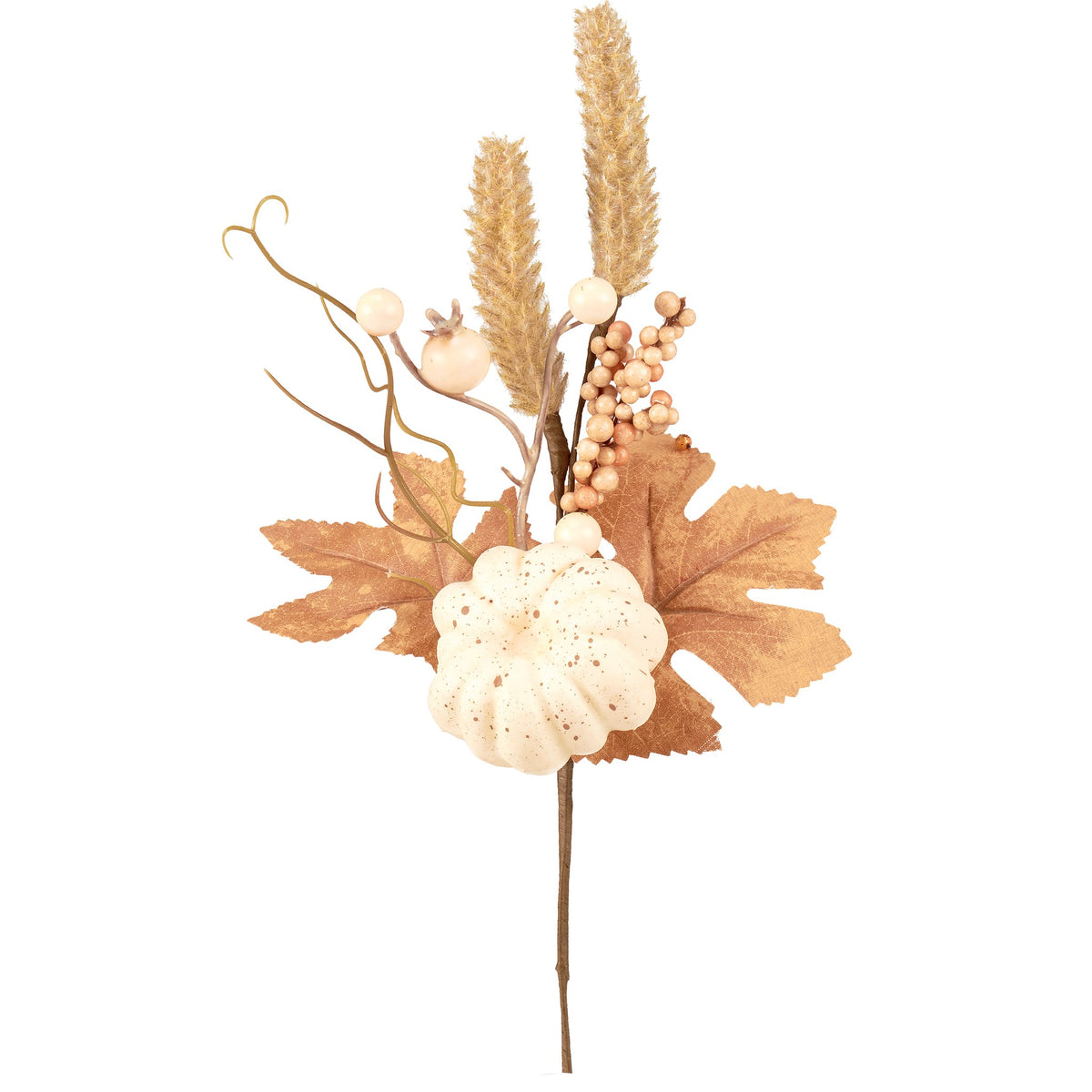 Fall Floral Pumpkin Pick