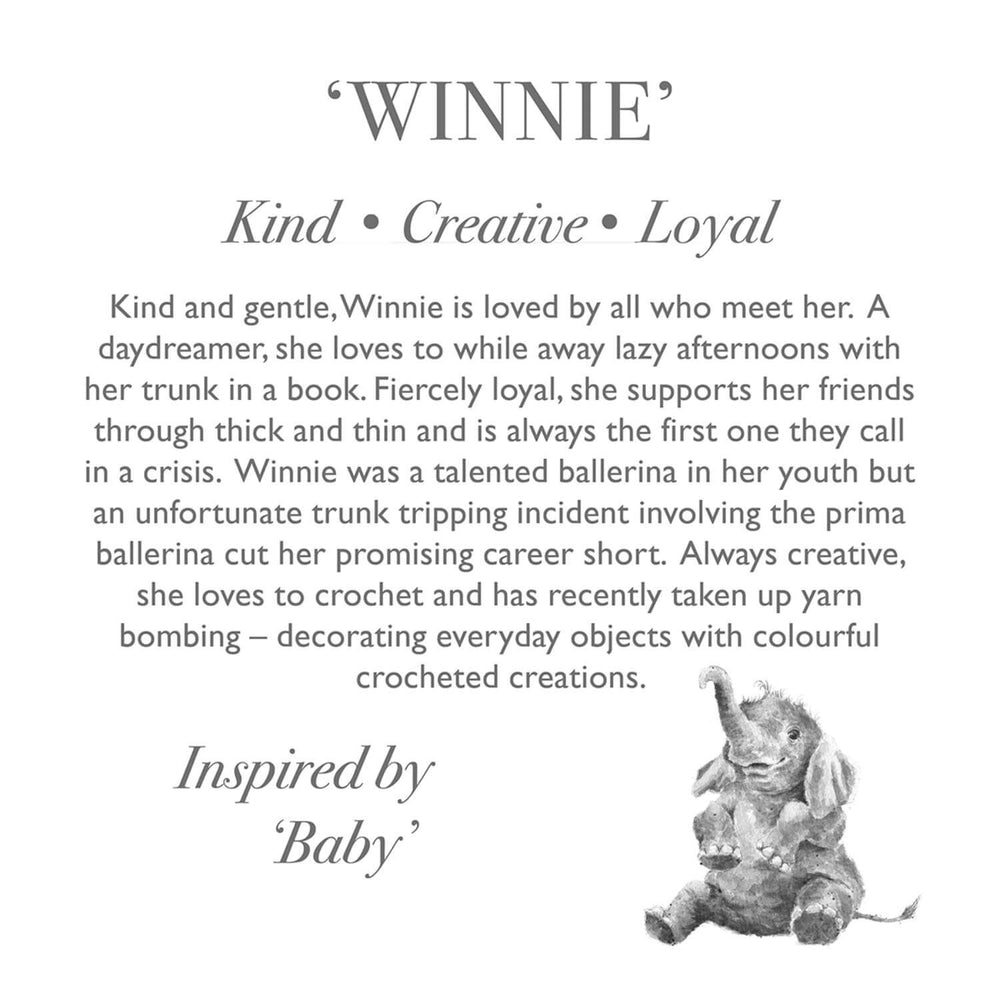 Wrendale Plush Elephant - Winnie