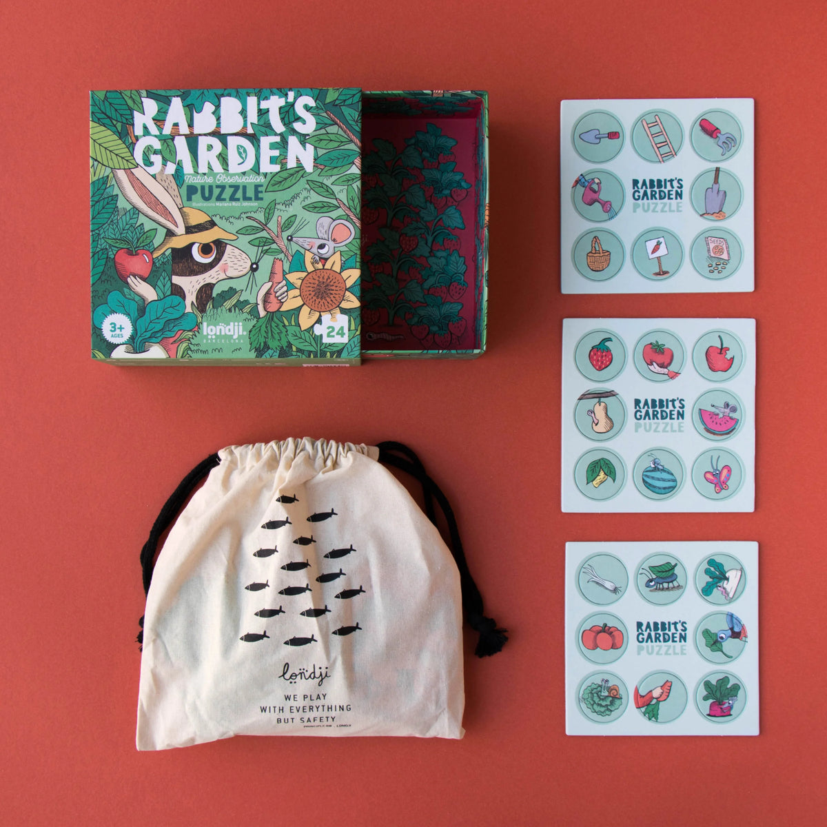 Rabbit's Garden Puzzle &amp; Observation Game 24 Piece