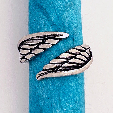 Basic Spirit Pewter Wrap Rings
