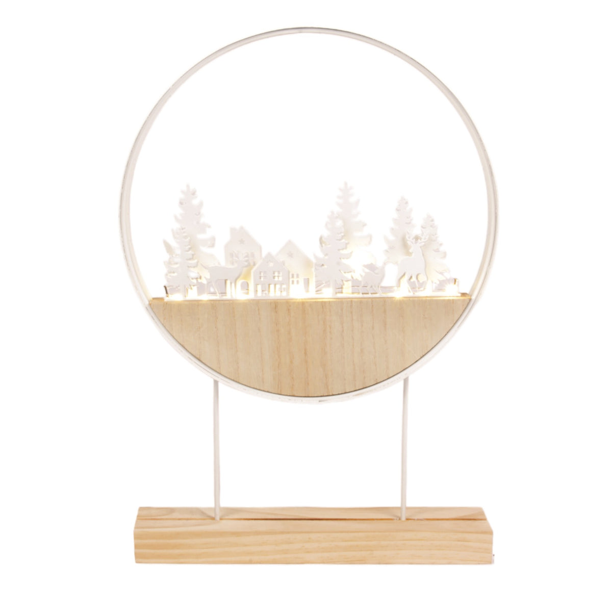 Woodland Tabletop Lighted Display