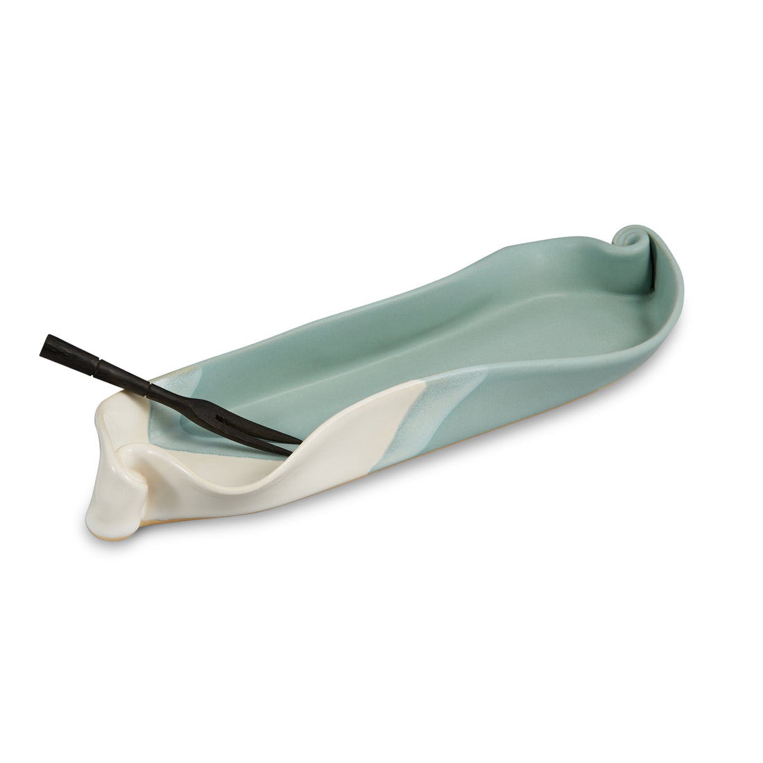 Hilborn Olive Dish with Rosewood Fork