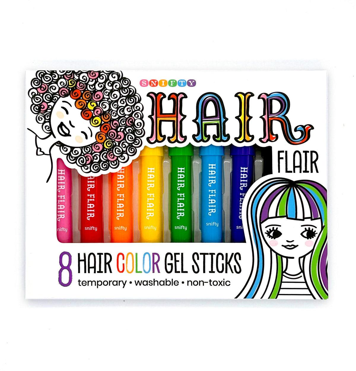 Snifty Hair Flair Hair Gel Sticks