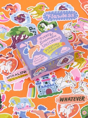 Blue Q Sticker Set