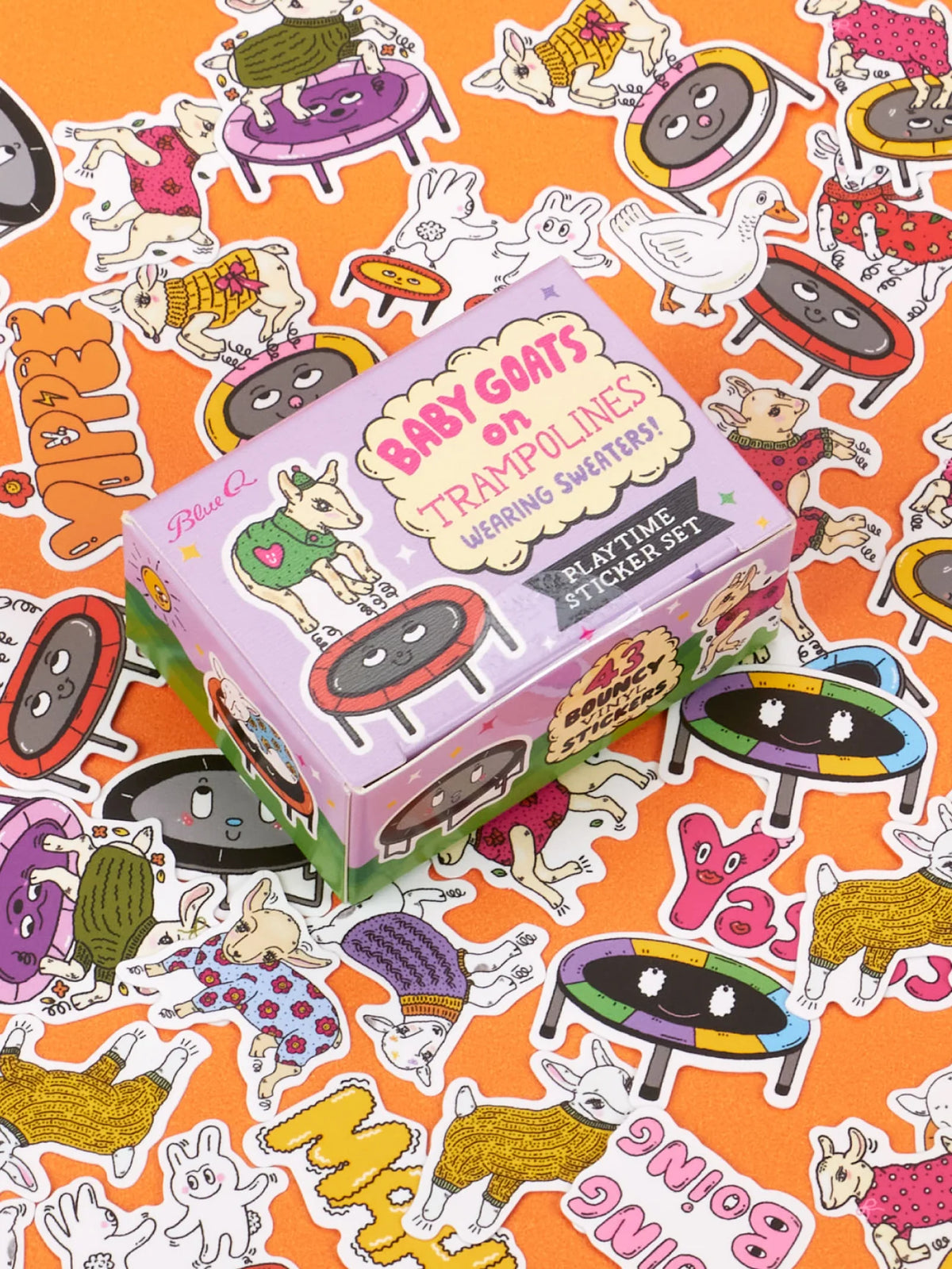 Blue Q Sticker Set