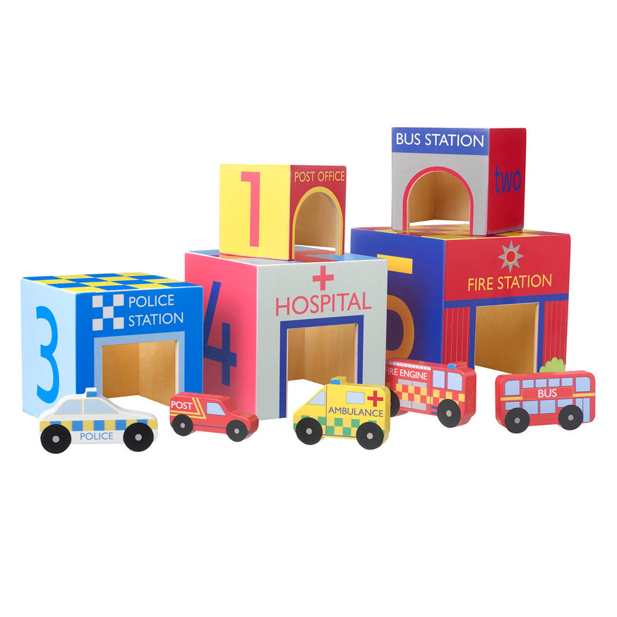 Orange Tree Emergency Vehicle Toys Theme Collection