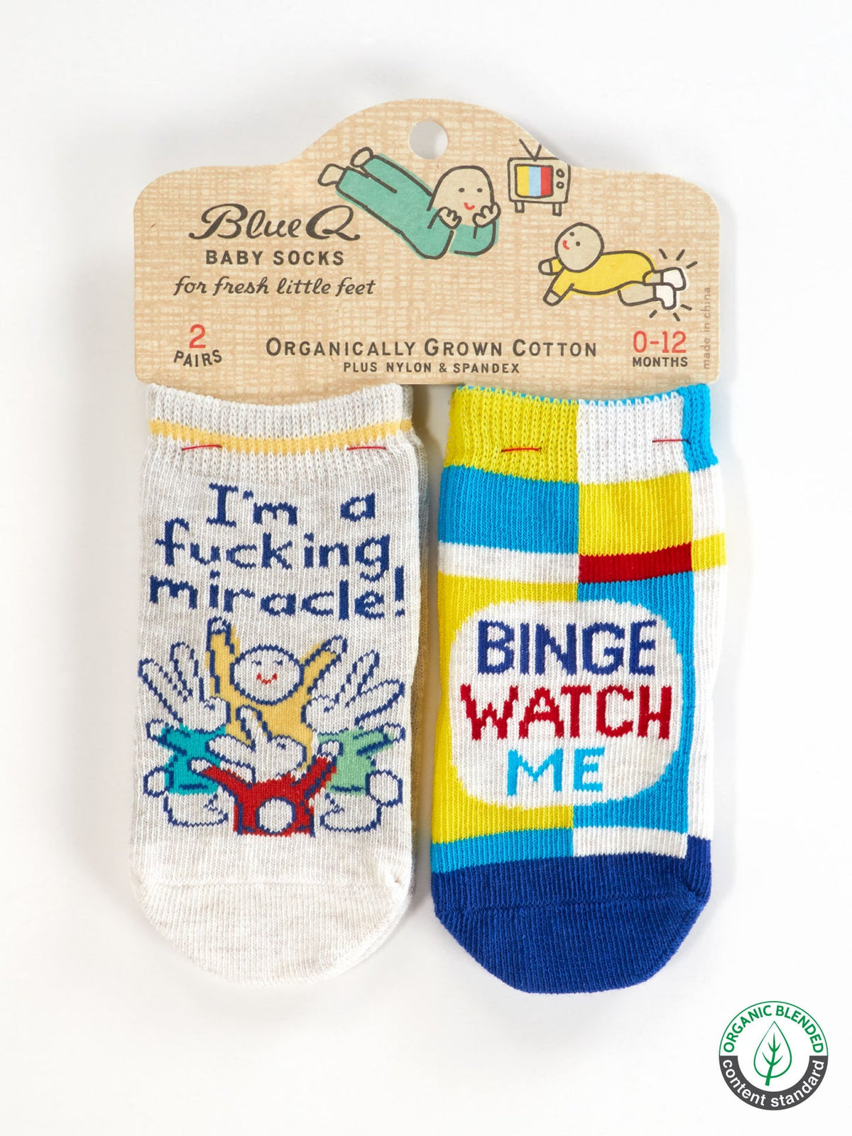 Blue Q Baby Socks