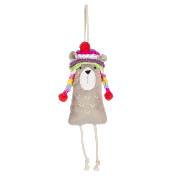 Winter Fun Bear Ornament