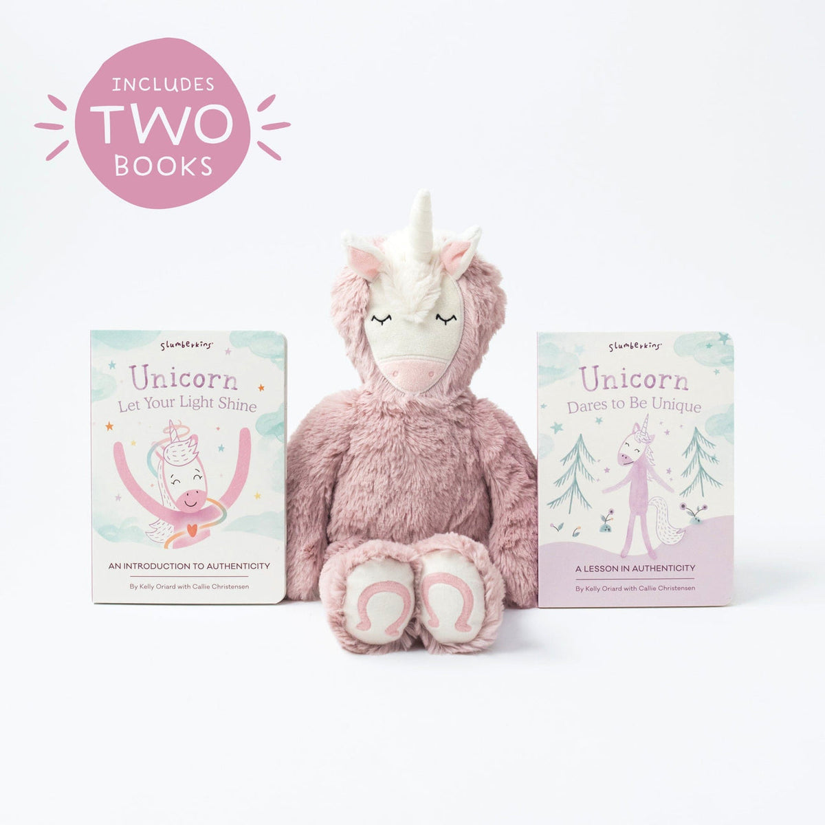 Slumberkins Snuggler &amp; Kin Emotional Wellbeing Plush Animal &amp; Book Set