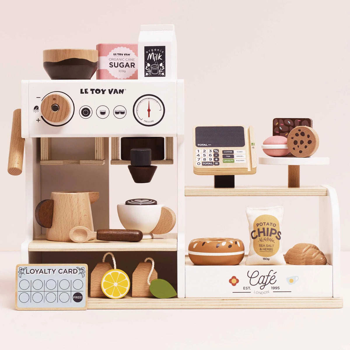 Le Toy Van - Wooden Barista Cafe Shop