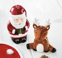 Santa & Reindeer Salt and Pepper