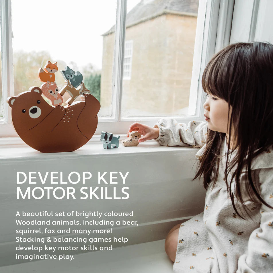 Orange Tree Toys Woodland Animal Balancing Game