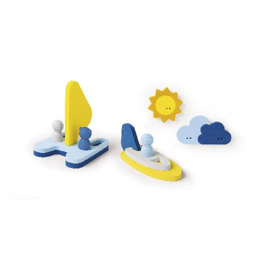 QUUT  Puzzle Friends Foam Puzzle Shapes Bath Toy