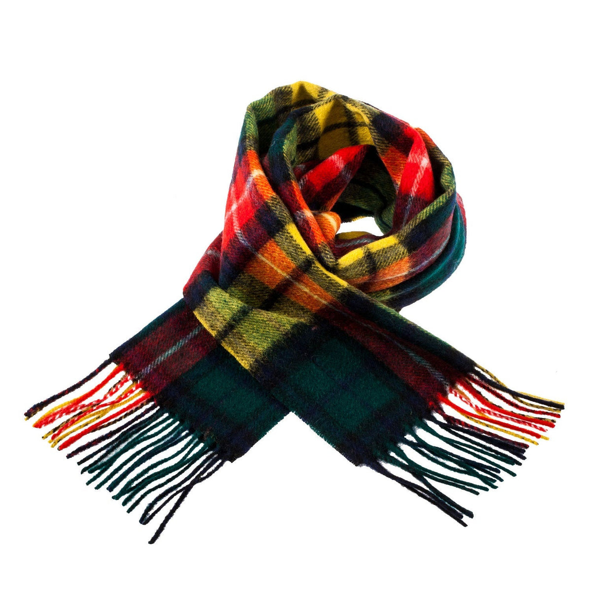 Traditional Tartan Lambswool Scarves