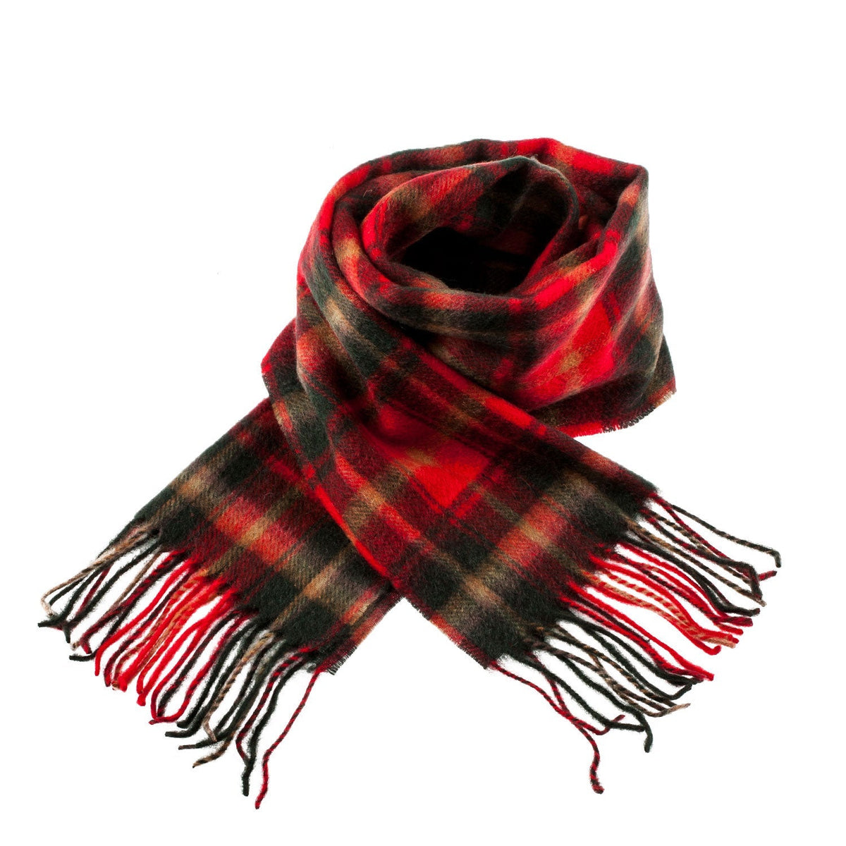 Traditional Tartan Lambswool Scarves