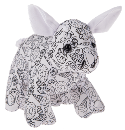 Fabric Toy Colouring Kit