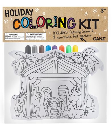 Fabric Toy Colouring Kit