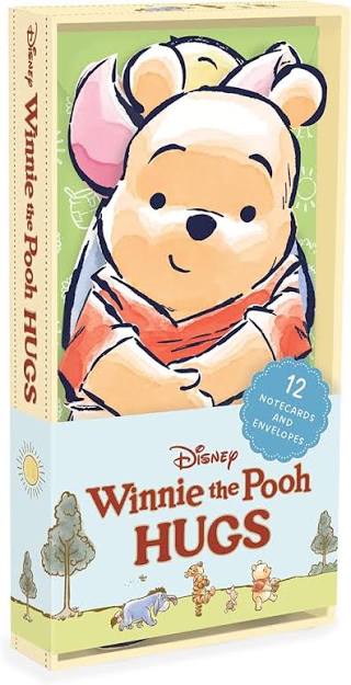 Winnie the Pooh Hugs - Notecards