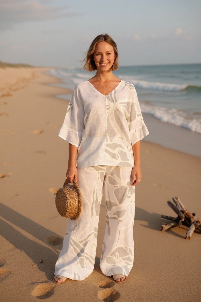 Catherine Lillywhite Abstract Shirt and Pants