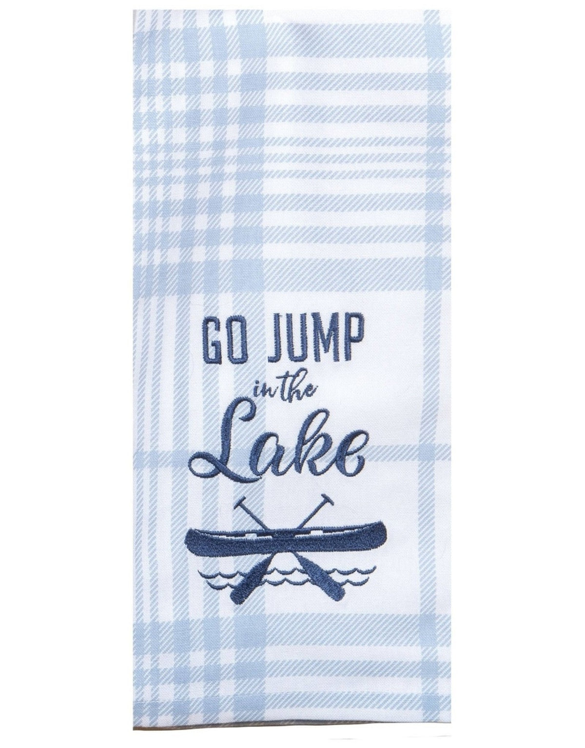 Lake Life Embroidered Tea Towels