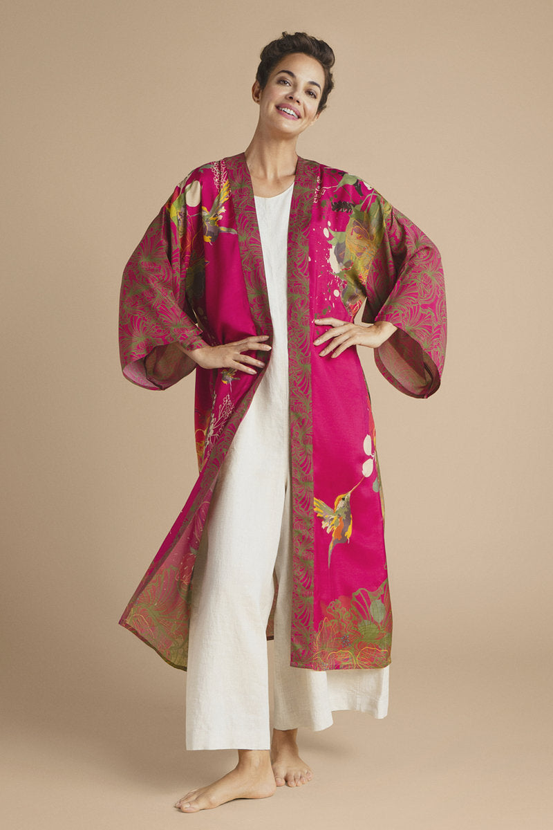 Powder Kimono Gown