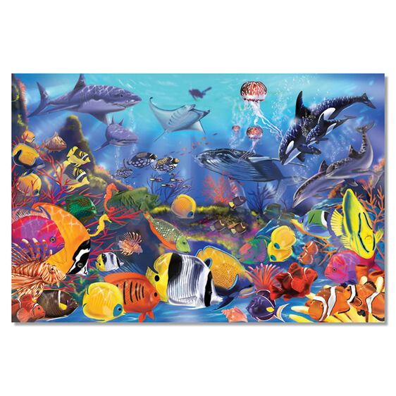 Melissa & Doug Underwater Floor Puzzle 48PC