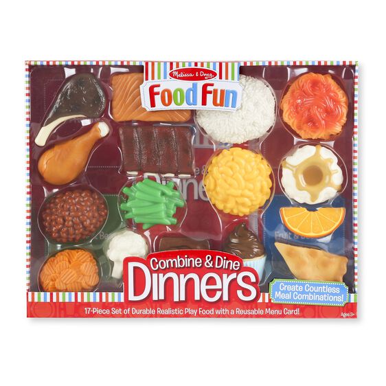 Melissa & Doug Combine & Dine Dinners 17 Piece