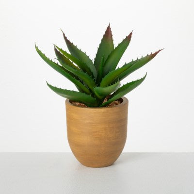 Potted Aloe (Artificial)