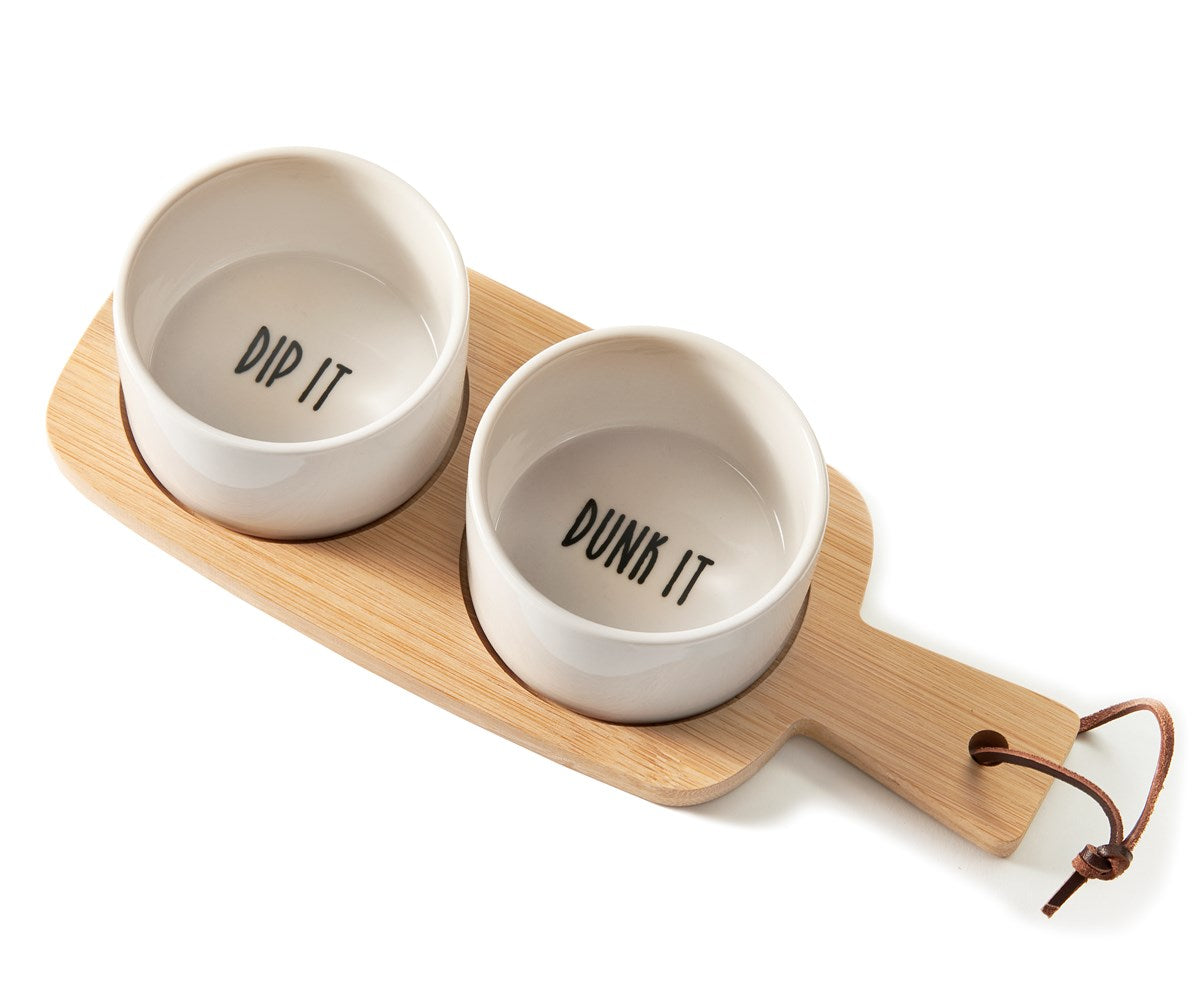 Condiment Dish & Tray Set