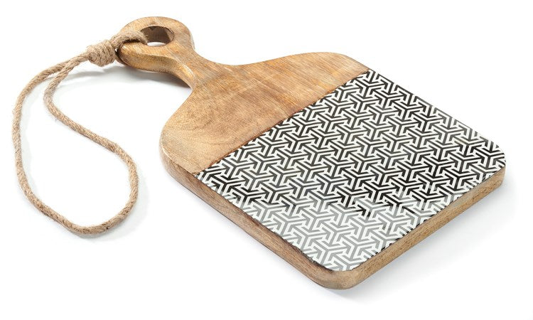 Wood Tray -Decorative with Jute Hanger