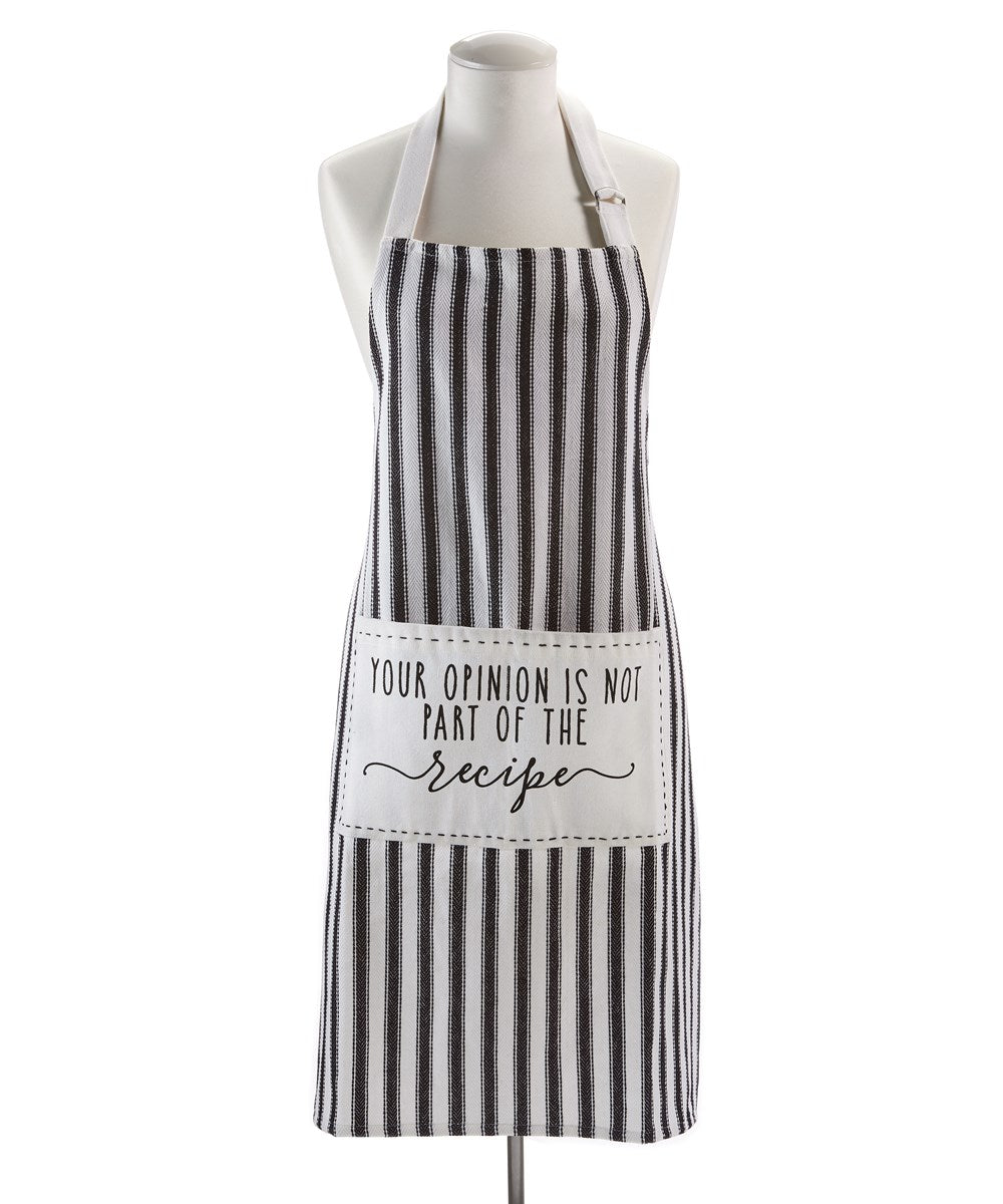 BE OUR GUEST B&amp;W Cotton Sentiment Apron