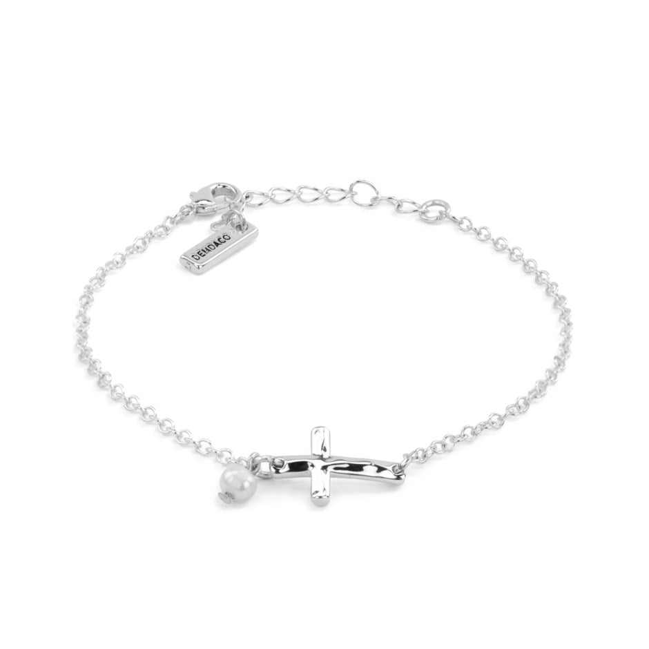 Dainty Prayer Bracelet with Cross