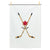 Canada Hockey Sticks Tea Towel